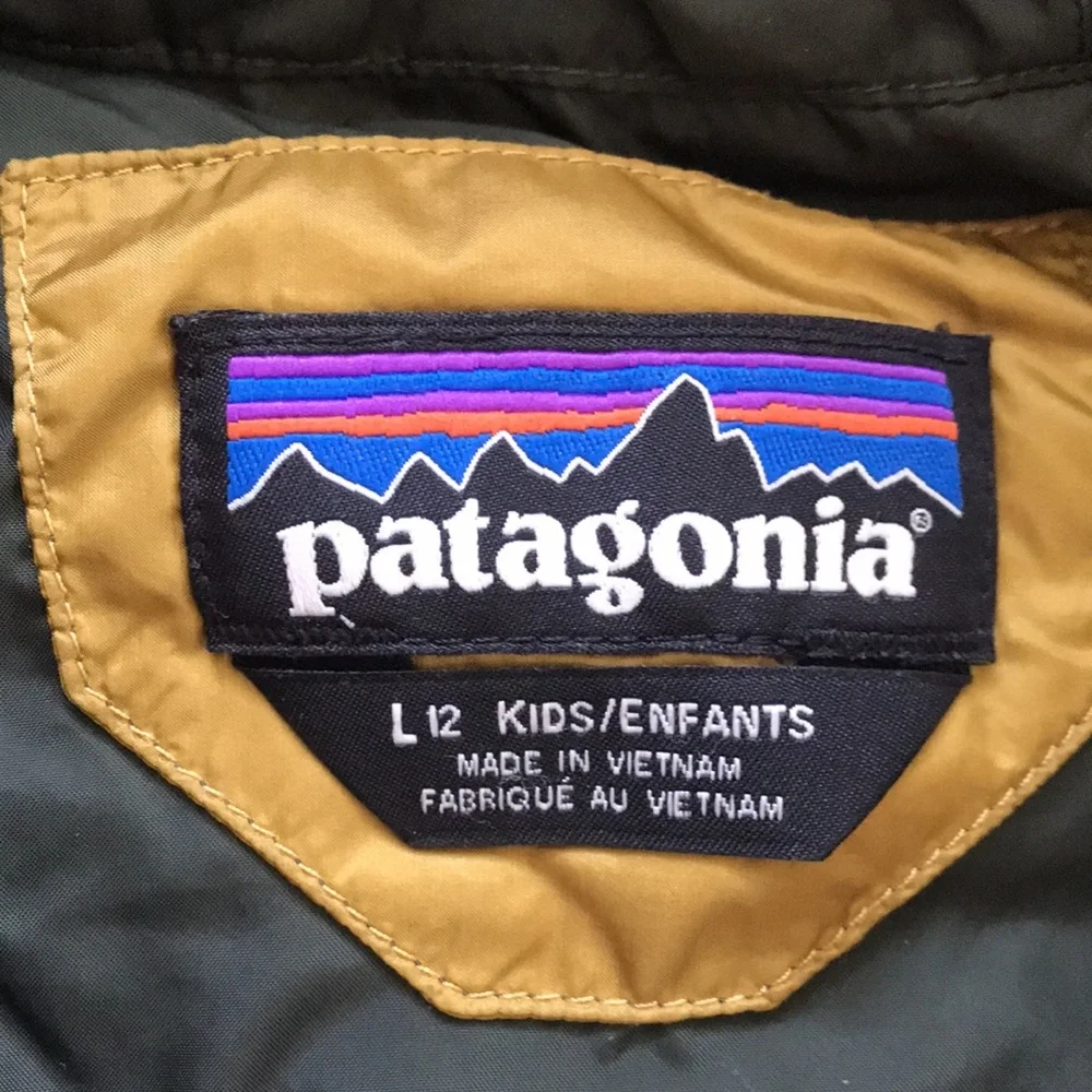 Patagonia Quilted Jacket (boys' size Large)
